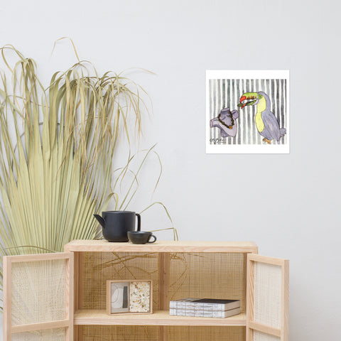 Basic Print-Bird Series-Jewelry