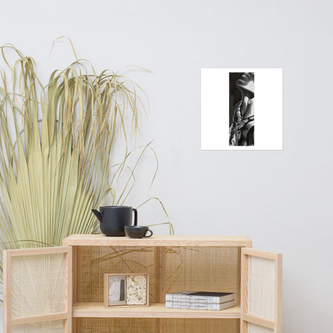 Basic Print-Statuesque Series- Grayscale M/Neck & Hand