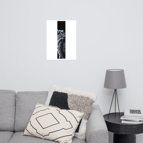 Basic Print-Statuesque Series- Grayscale M/Back