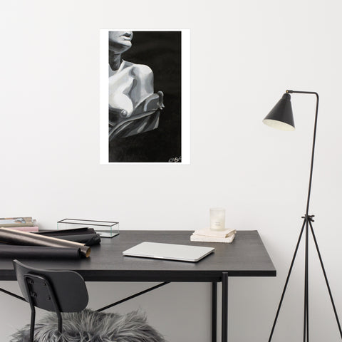 Basic Print-Statuesque Series- Grayscale F/Bust