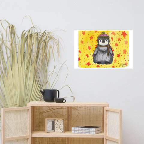 Basic Print- Cozy Penguin