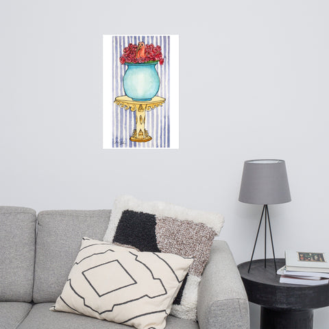 Basic Print-Bird Series-Vase