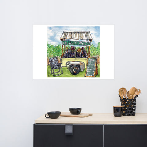 Basic Print-Flower Cart