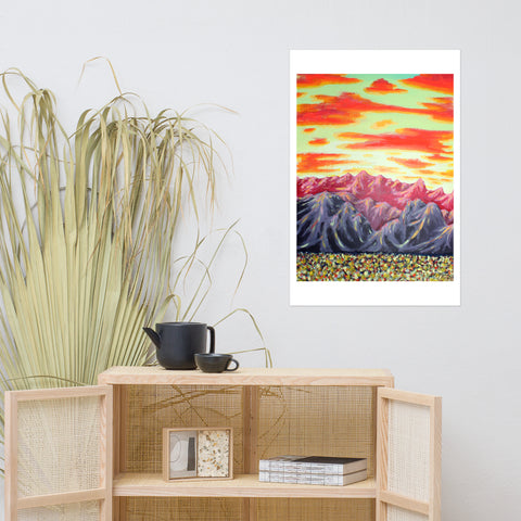 Basic Print- Bright Mountains- 1
