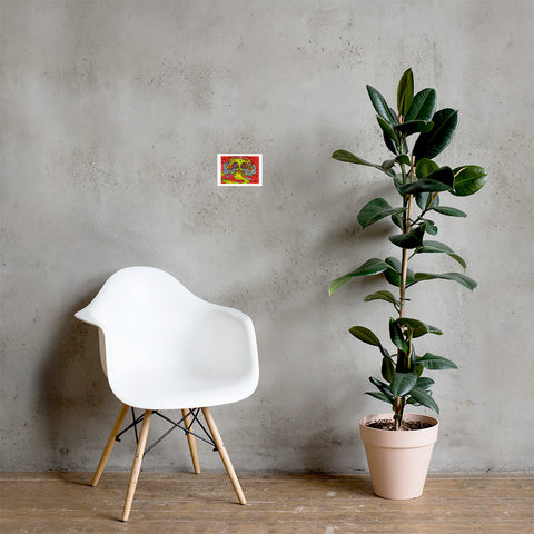 Basic Print- Stained Glass Dragon