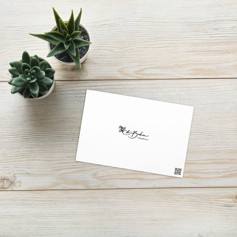 Greeting card- Frog and Snow