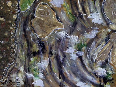 Basic Print-River Close Up View