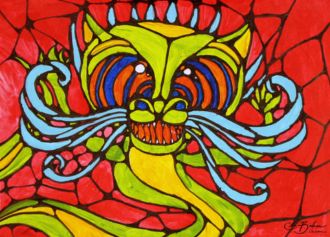 Stained Glass Dragon