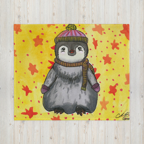 Throw Blanket- Cozy Penguin