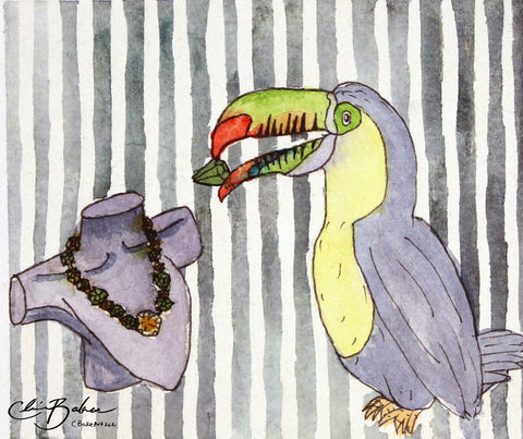 Basic Print-Bird Series-Jewelry